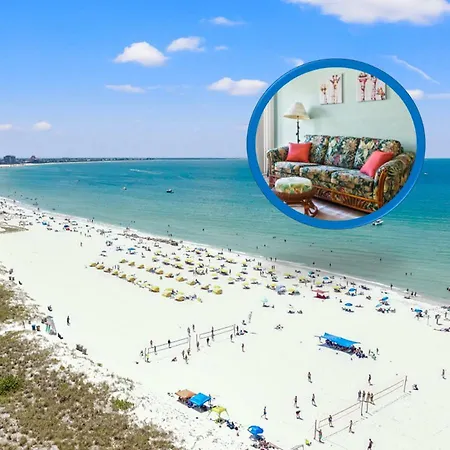 Majestic Beach Condo In Beachfront Resort In St Pete Beach